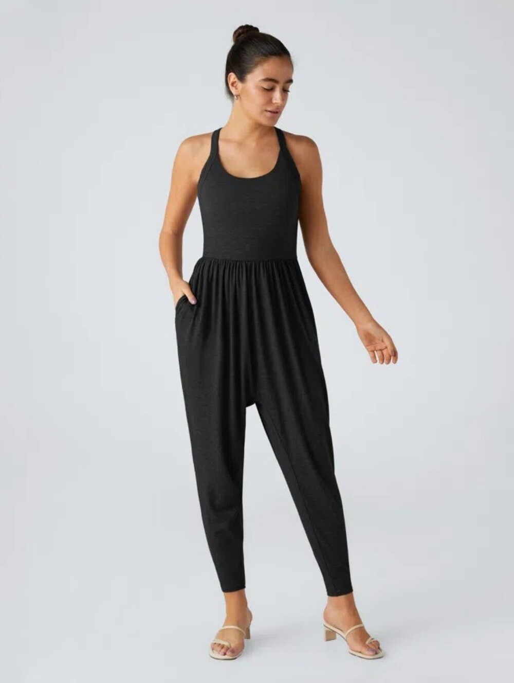 Halara Harem Jumpsuit Black XL Tall